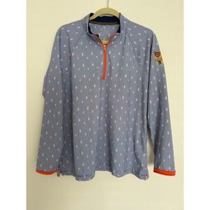 NWOT Peter Millar Women's UPF 50+‎ Sun Protection Pullover Quarter Zip XL Gorpe